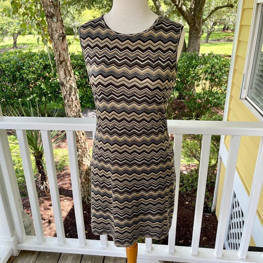 Ellie Kai Chevron Stripe Dress